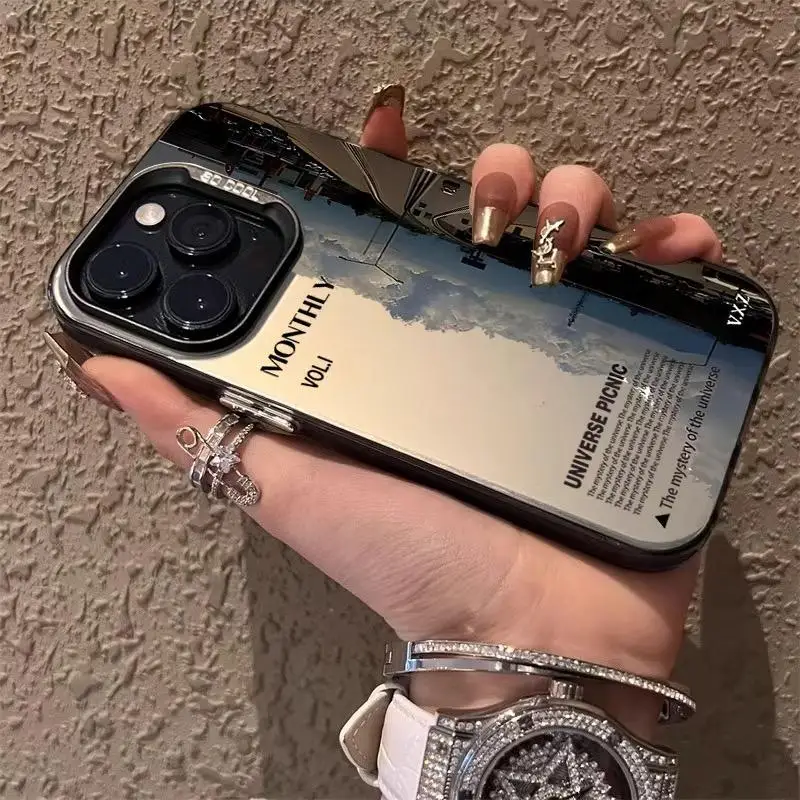 Západ slnka v obaloch pre telefóny pre iPhone14 15 11 12 13 Promax 7/8 13Plus x xr xsmax SE 2020