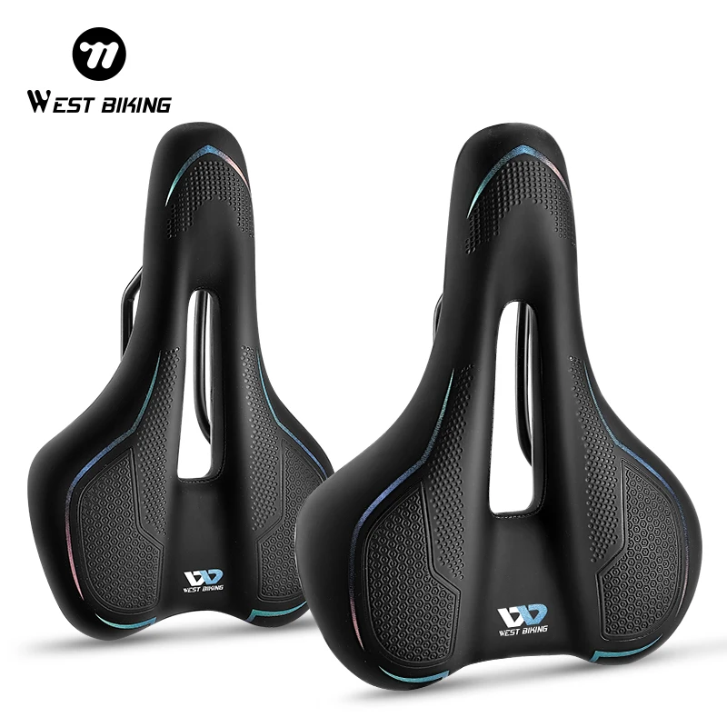 Západné bicykel MTB šok-absorpčné sedlo Soft ergonomické bicykel sedlo vodotesný