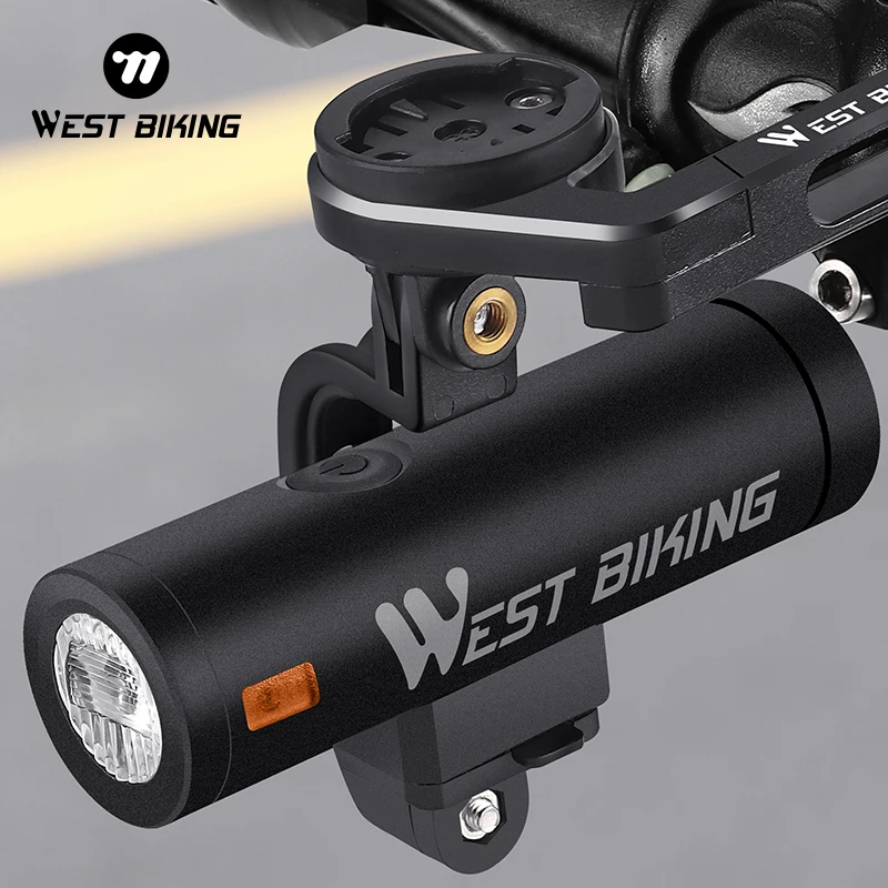 Západné bicykli 1300 Lummens Bicycle Svetlomety 4500 mAh nabíjateľné predné svetlo bicykla s rýchlym podpore rýchleho uvoľnenia