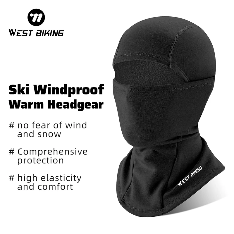 Západné bicyklovanie Wind -odolné teplé pokrývky hlavy High Elasticity Priedušná balaclava tvár Mask Men ženy Cyklujúce bežecké lyžiarske lyžiar