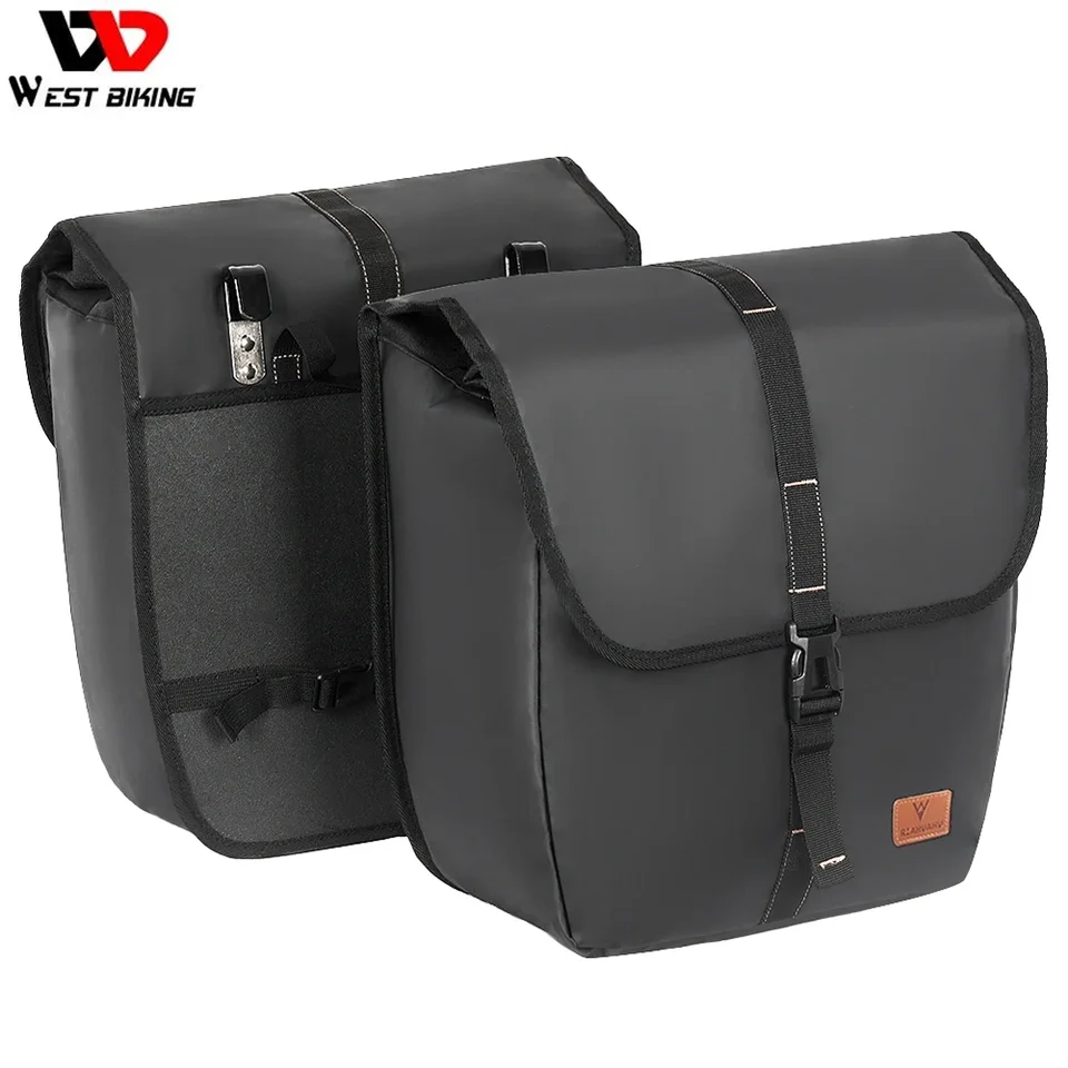 Západné cyklistické bicykle zadné sedadlo vrecka 30 l Vonkajšia cyklistická batožina Vonkajšia batožinová taška Vodotesný stojan na bicykel Trunk Pannier Bag