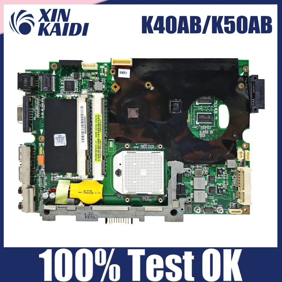Zápisnica pre notebook pre ASUS K40AB K50AB K40AF K50AF K40AD K50AD K50A K50A Základná doska LAPTOP 100% Plne testovaná