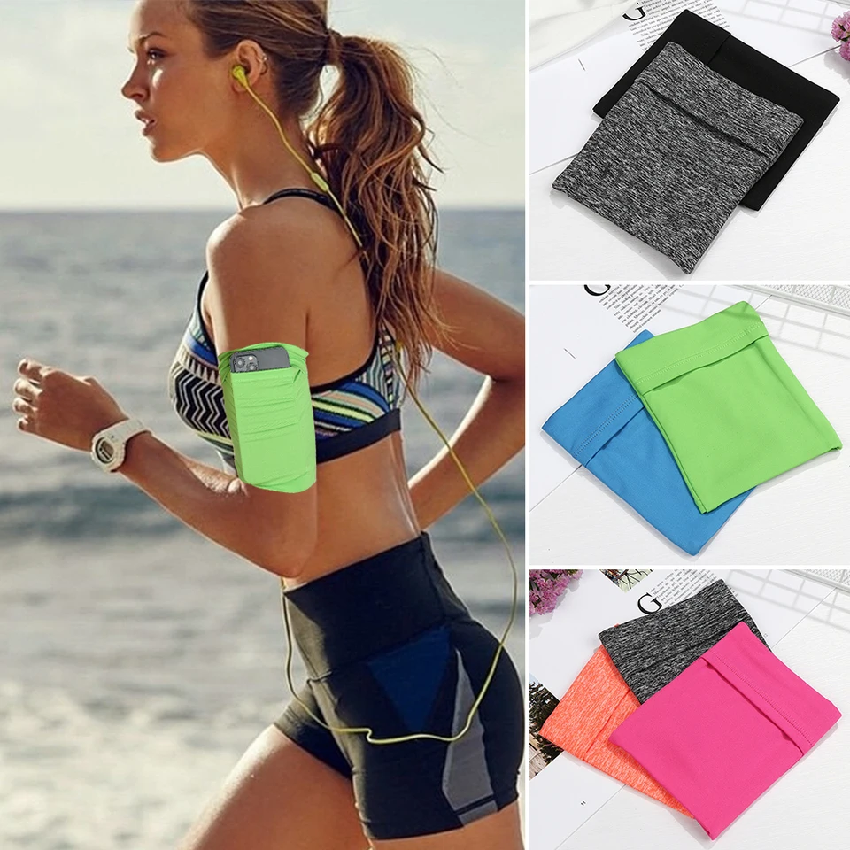 Zápästie Running Sport Bag Elastic Mobile Mobile Armband Sports Houch Fitness Gym Bags for Run Cvičenie vrecko Športové doplnky