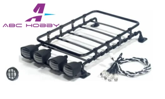 Zásobník Crawler Luggage s 12mm svetlom pre Tamiya CW-01