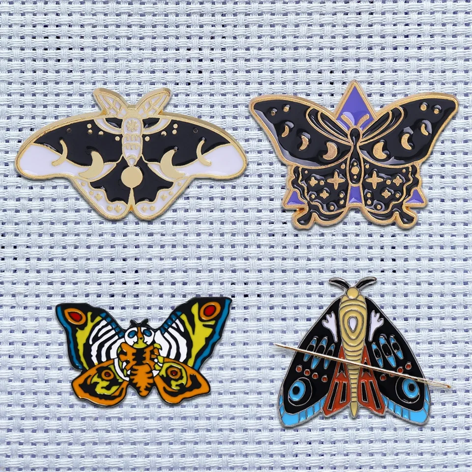 Záverová ihla Minder pre krížový steh hmyz hmyz Butterfly Magntic Needle brankár magnet výšivok Vyšívanie príslušenstva