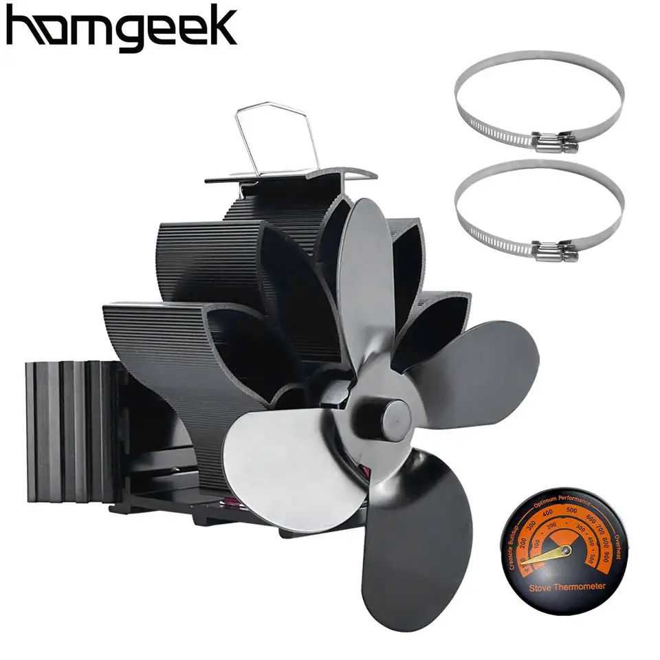 Závesný krbový ventilátor Drevené kachle Ventilát Ventilát