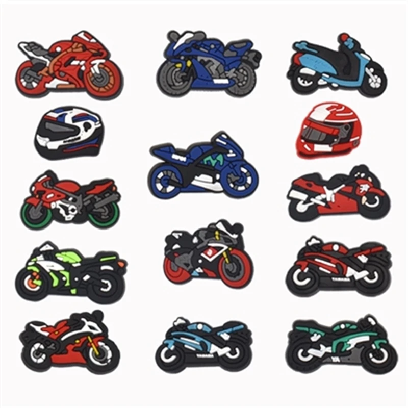 Závodné kúzla motorovej obuvi pre Crocs Accessories Detské šaty