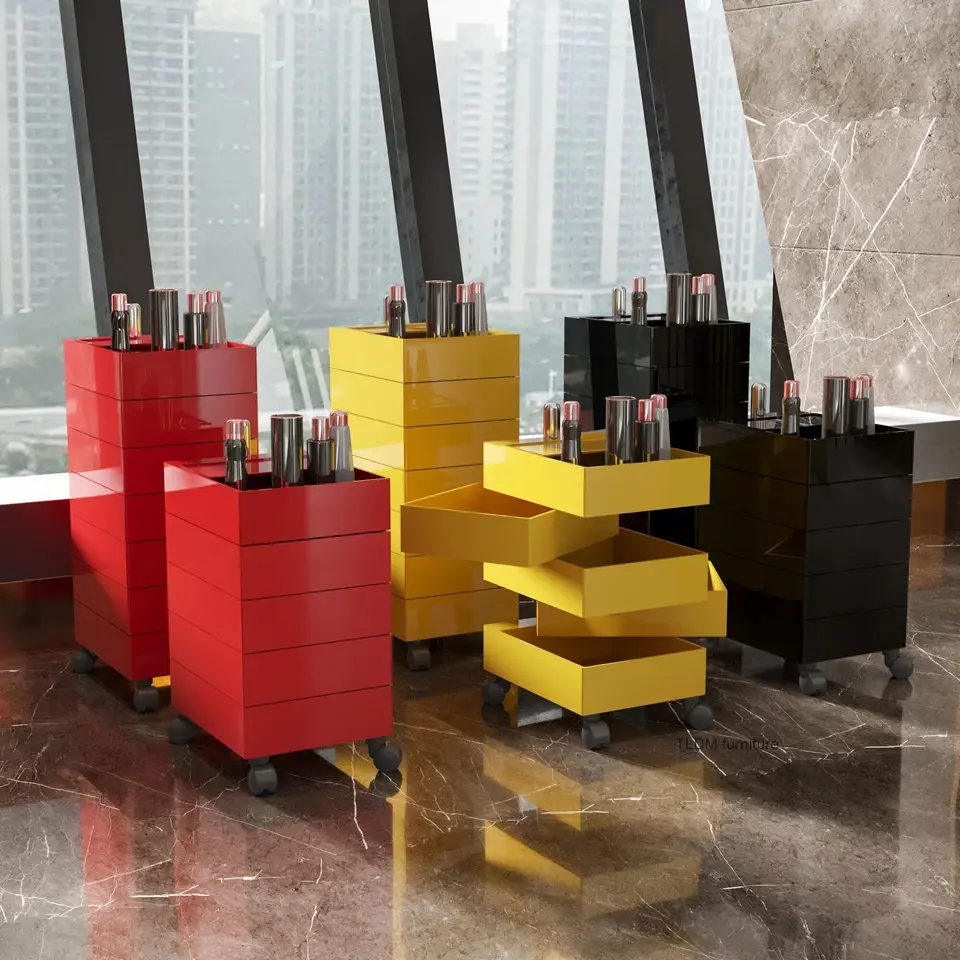 Úložisko s kolesami Salon Trolley Metal Utility Auxiliary Tool Trolejový košík Krásne vybavenie Carrello Attrezzi Furniture HD50TC