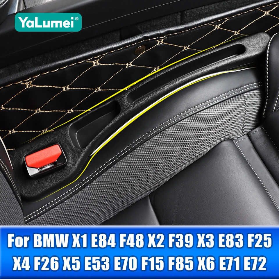 Úložný prúžok na výplň autosedačky pre kategóriu Crevice pre BMW X1 E84 F48 X2 F39 X3 E83 F25 X4 F26 X5 E53 E70 F15 F85 X6 E71 E72 Príslušenstvo