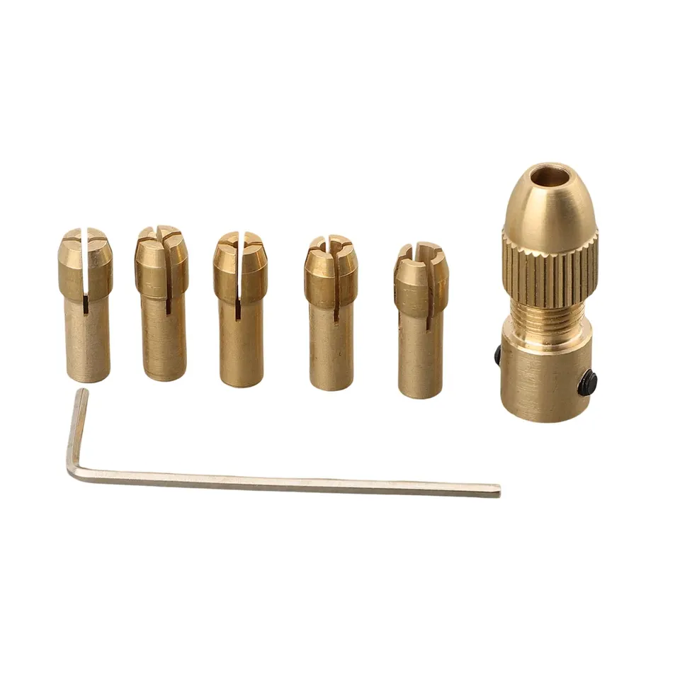 Úplne nová elektrická vŕtačka Bit Bit Kit Mini vŕtací nástroj Gold High Hardness 0,5-3 mm 1* elektrický brúska 1* rukoväť