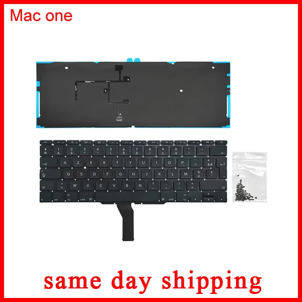 Úplne nová klávesnica Azerty s podsvietením+skrutky pre MacBook Air 11 