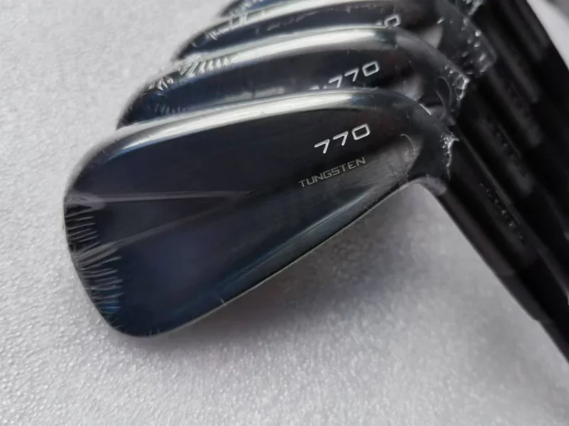 Úplne nové golfové kluby 770 Gen2 Black Golf Iron Tungsten Forged Irons Set 4-9p 7pcs R/s Flex Graphit/Ocel Shaft Flex