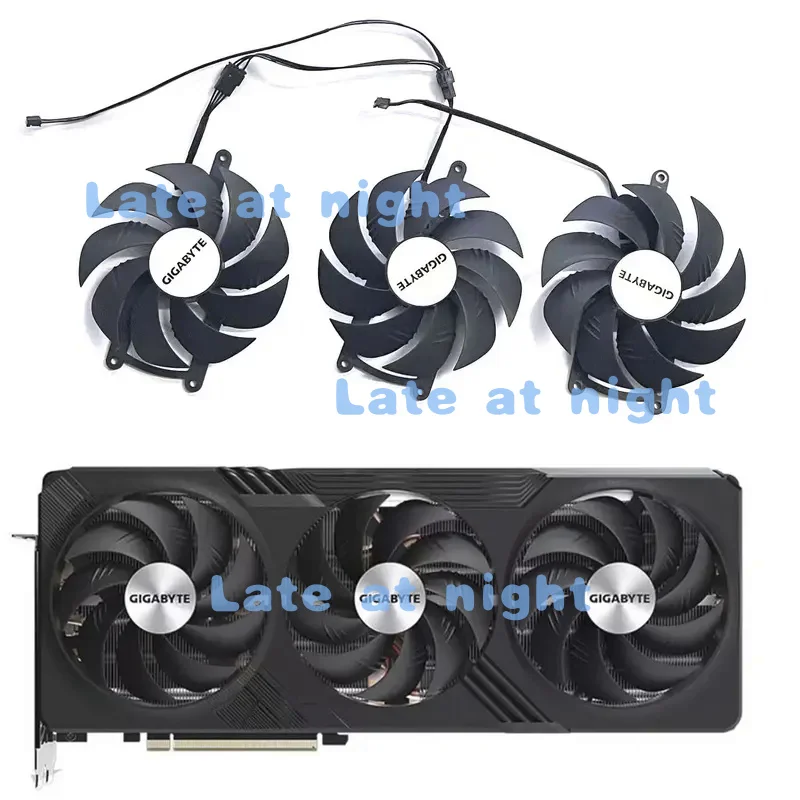 Úplne nový 95 mm 4pin PLD10020S12H DC 12V 0,65A RX7900XT GPU ventilátor pre gigabyte Radeon RX 7900 XTX GAMING GRAFICKÁ KARTA