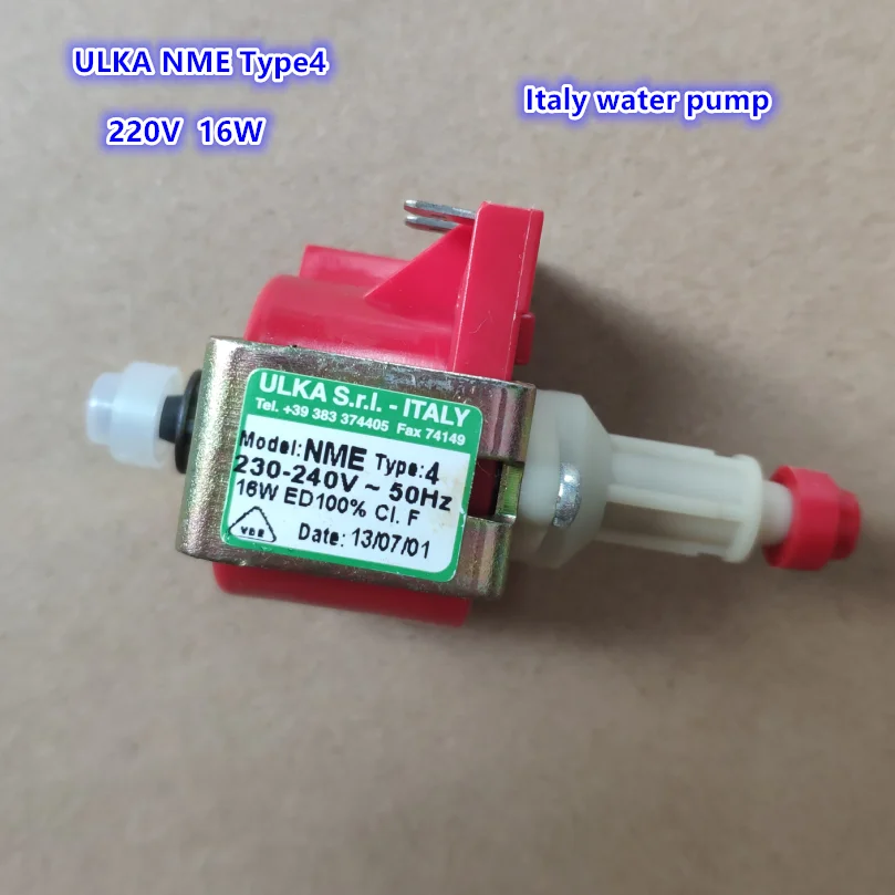 Úplne nový NME Typ 4 Solenoidové čerpadlo AC 220V 16W ​​50 ccm/min Parné čistič Vodné čerpadlo ~