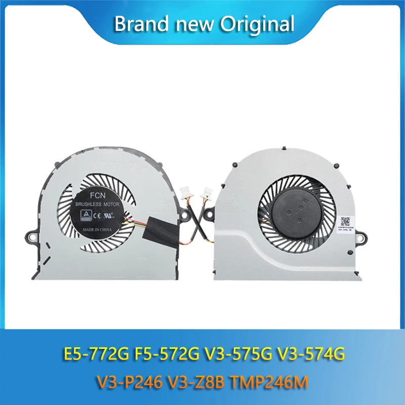 Úplne nový originálny chladiaci ventilátor CPU pre ACER E5-772G F5-572G V3-575G V3-574G V3-P246 V3-Z8B TMP246M