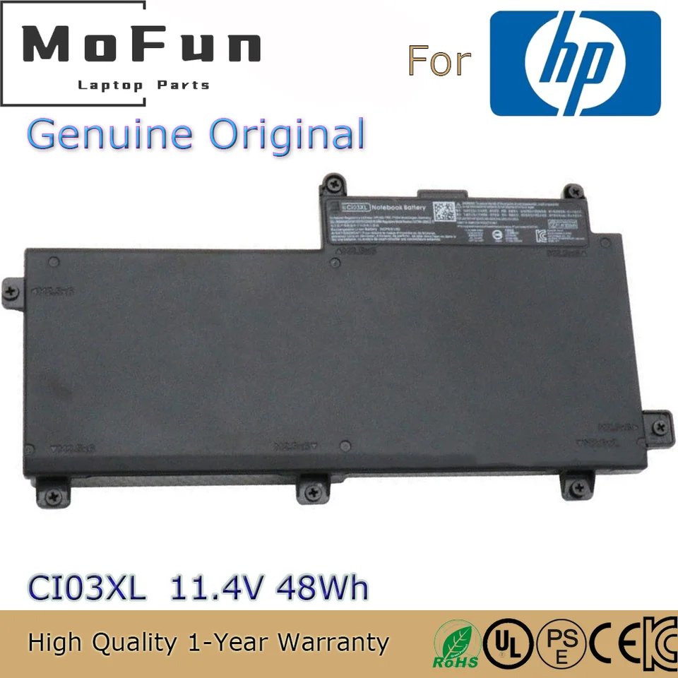 Úplne nový originálny CI03XL 11.4V 48WH prenosný batéria pre HP Probook 640 G2 645 650 655 HSTNN-DB7N 801554-001