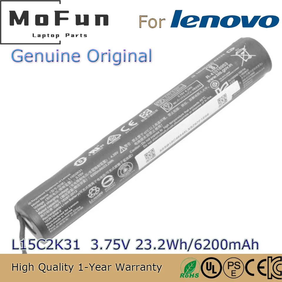 Úplne nový originálny L15D2K31 3,75V 23,2WH 6200MAH NAPOHLATNÝ batériu pre tabletu Lenovo Yoga Tablet 3 YT3-850F YT3-850L YT3-850M L15C2K31