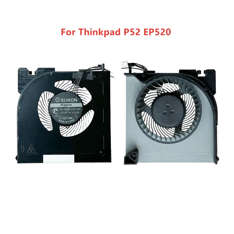 Úplne nový originálny notebook CPU chladiaci ventilátor pre Lenovo Thinkpad P52 EP520
