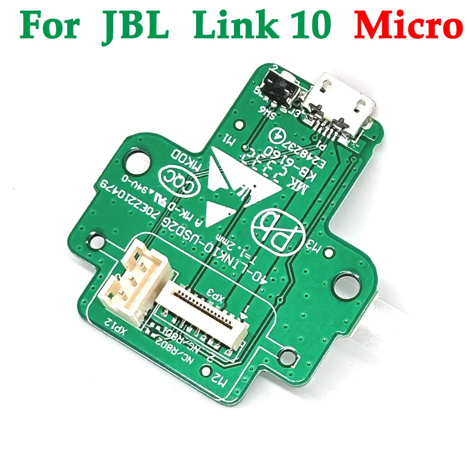 Úplne nový pre JBL Link 10 Micro USB Rozhranie nabíjacieho konektora s zásuvkou s káblom