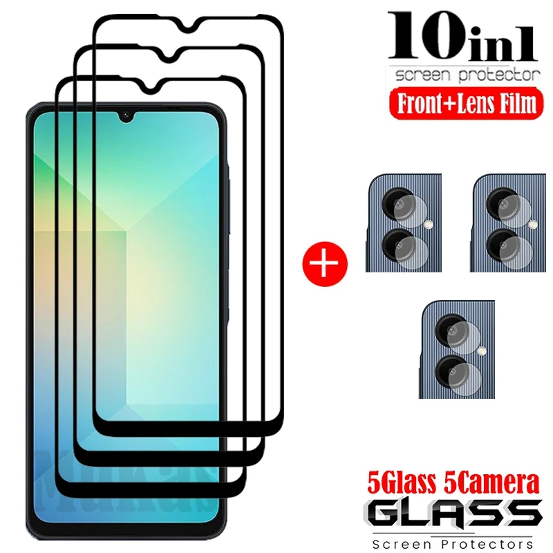 Úplné krytie Plné lepidlo Temperované sklo pre Samsung Galaxy A06 Scretor Glass pre Galaxy A06 Film pre Samsung Galaxy A06