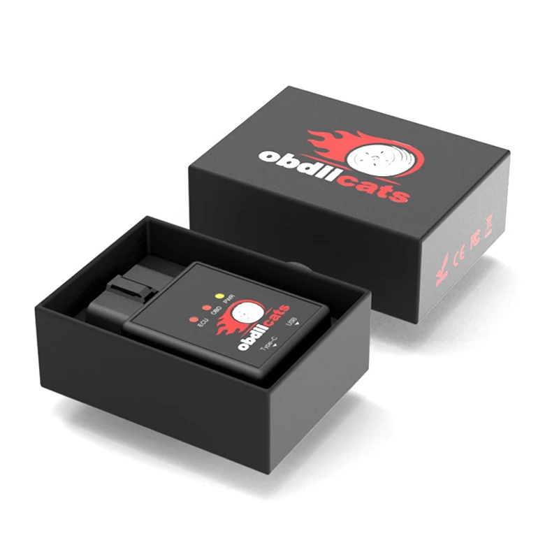 Úspora paliva OBD 2in1 s rýchlym nabíjacím čipovým ladiacim boxom pre benzínové a dieselové autá zvyšuje vylepšenú energiu z HK-V3
