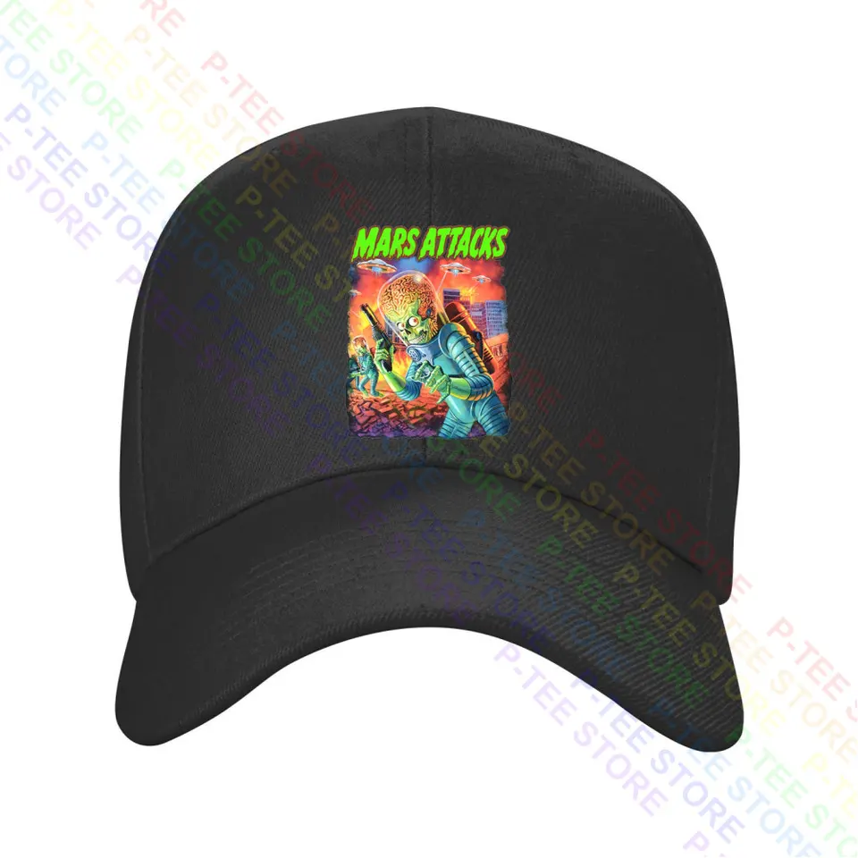 Útoky Mars! Útok UFO baseball čiapky Snapback Caps pletená vedro klobúk