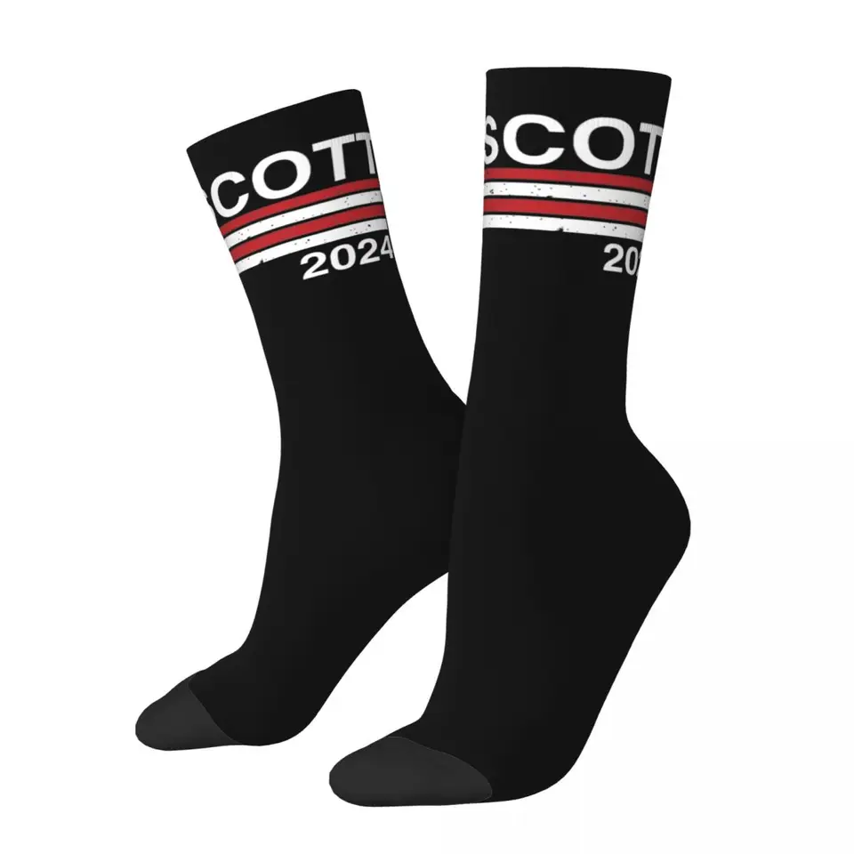Útulné ženy ponožky Tim Scott pre prezidenta 2024 Merch Pohodlné vysokokvalitné ponožky Všetky sezóny