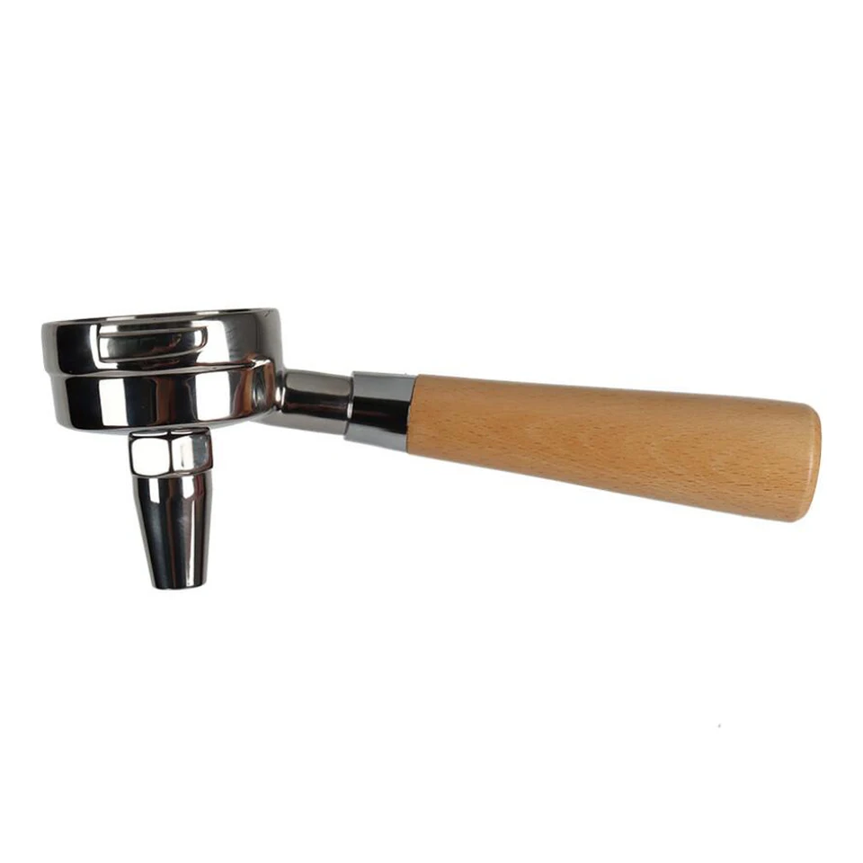 Čajový portafilter s drevenou rukoväťou a oblekom 58 mm kávovar/čajový portafilter/dizajn pre čajový vrecko a rozbitý čaj