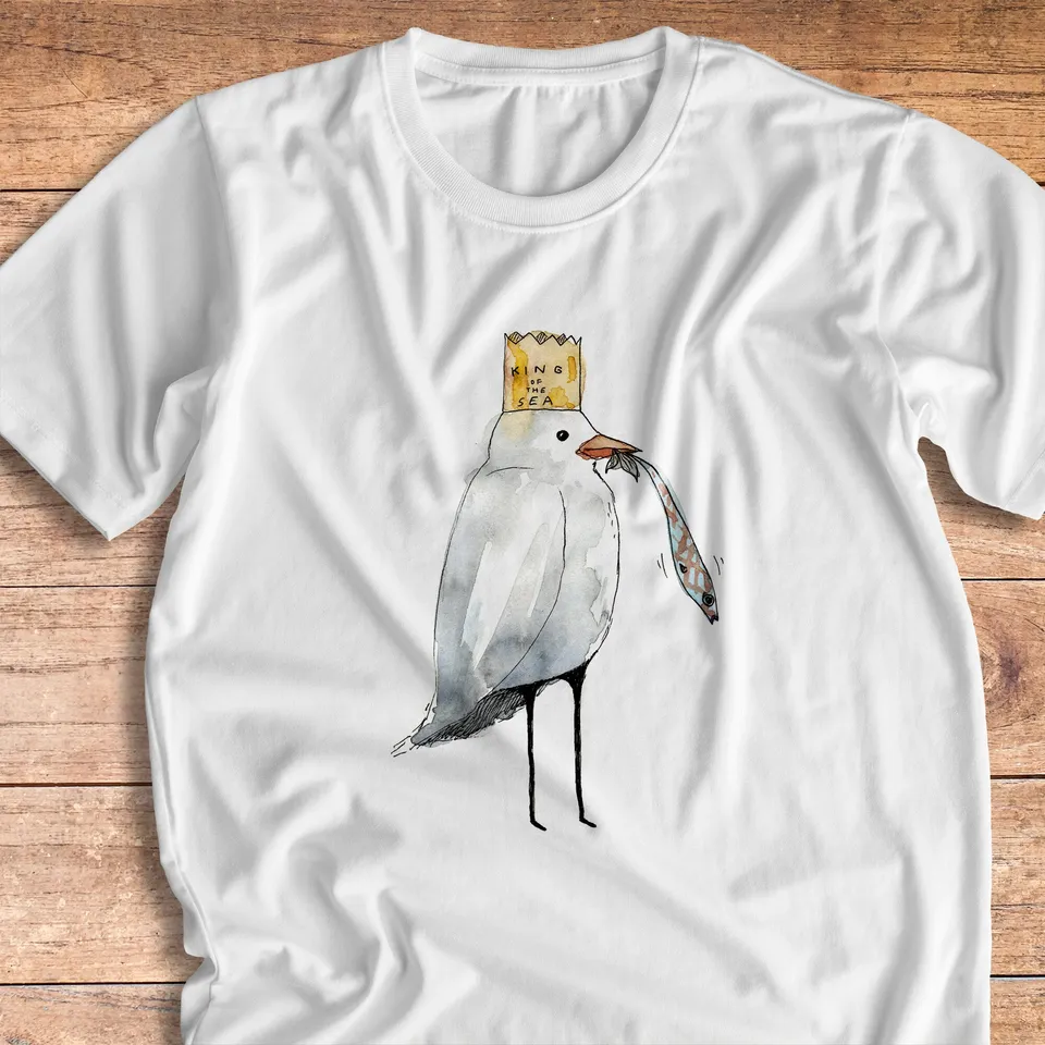 Časný kráľ morského tričku Tričtiny na tričko Unisex