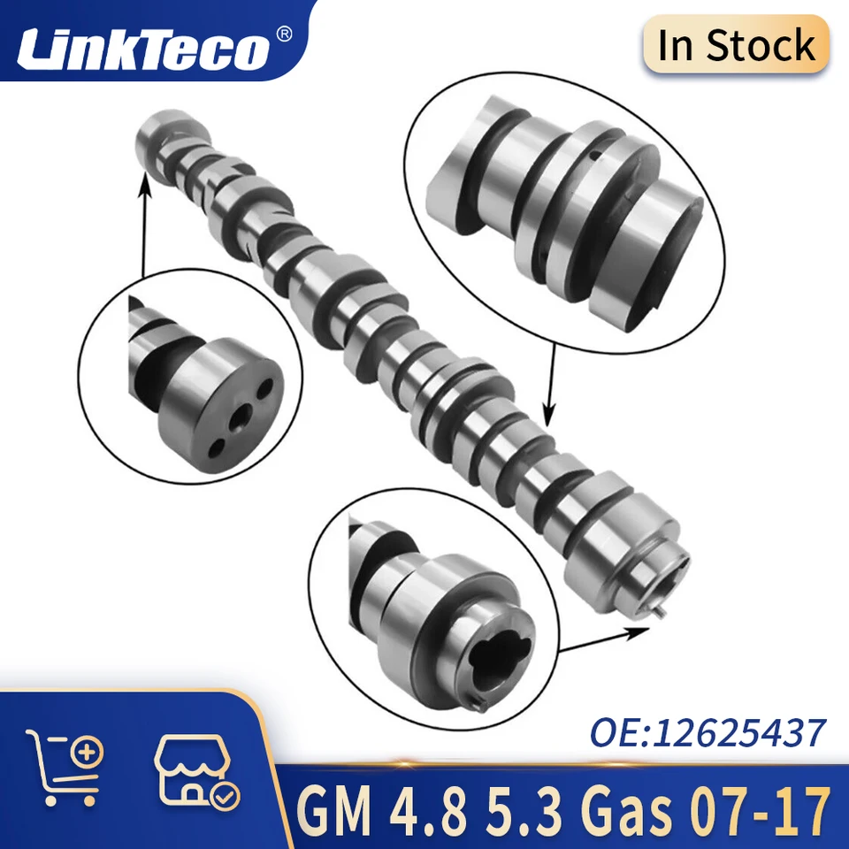 Časti automobilových častí vačkového hriadeľa Hriadela za 2007-2016 Isuzu Saab Buick Chevrolet GMC GM 4,8 5,3 L V8 Gas Flex OHV L20 LH8 LH9