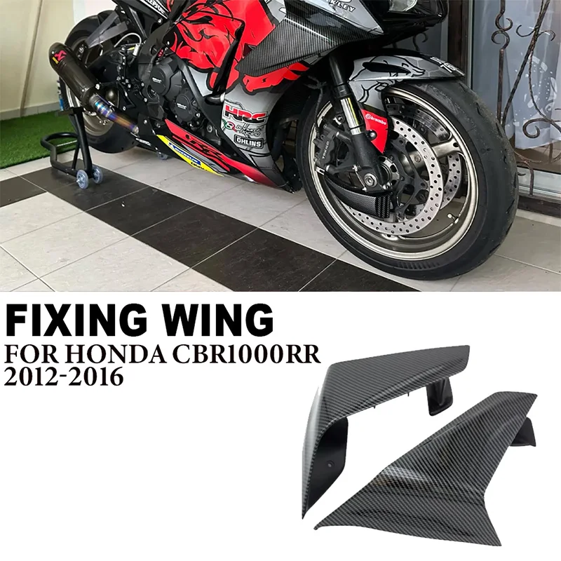 Časti kapotáže motocyklov Fixné krídlo vhodné pre Honda CBR1000RR CBR 1000 RR 2012-2016