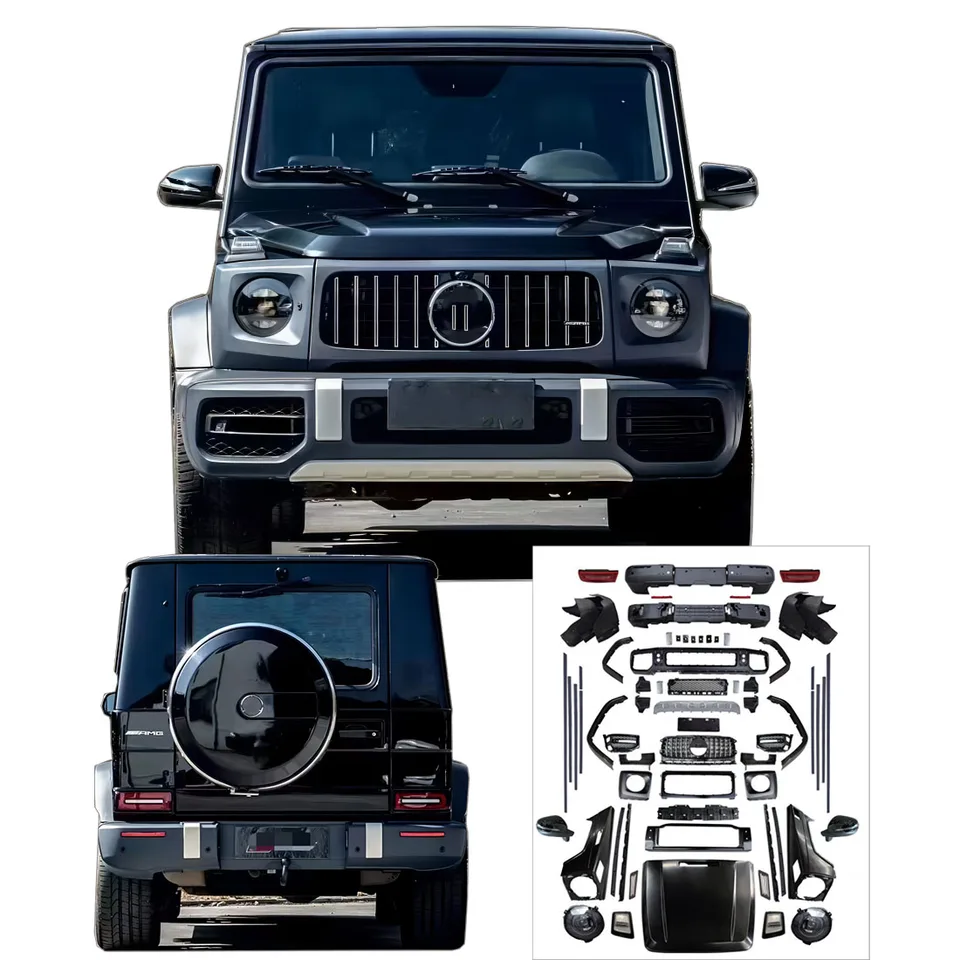 Časti modifikácie vozidla Mercedes upgrad BodyKit pre Benz G Class W463 na W464 G63 AMG Bumpers Grille Svetlomet