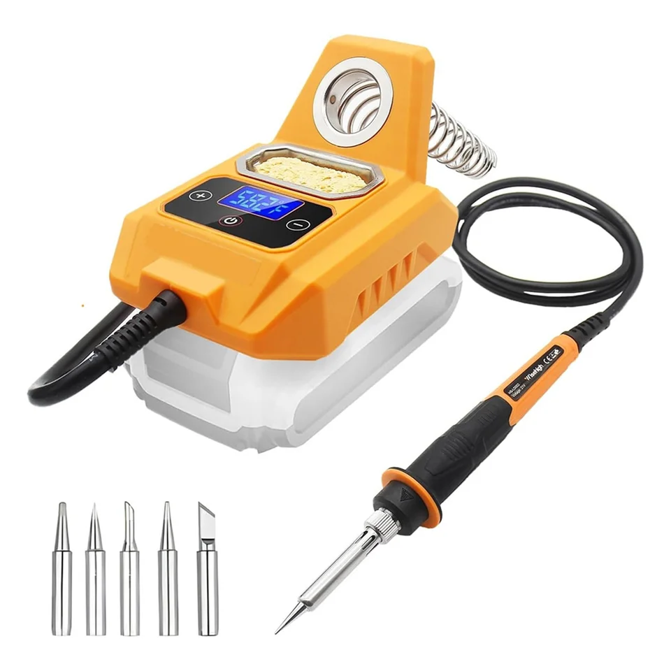 Časťový spájkovacia stanica pre Dewalt 20V Max Battery - elektrický digitálny LCD displej spájkovacej železnej stanice