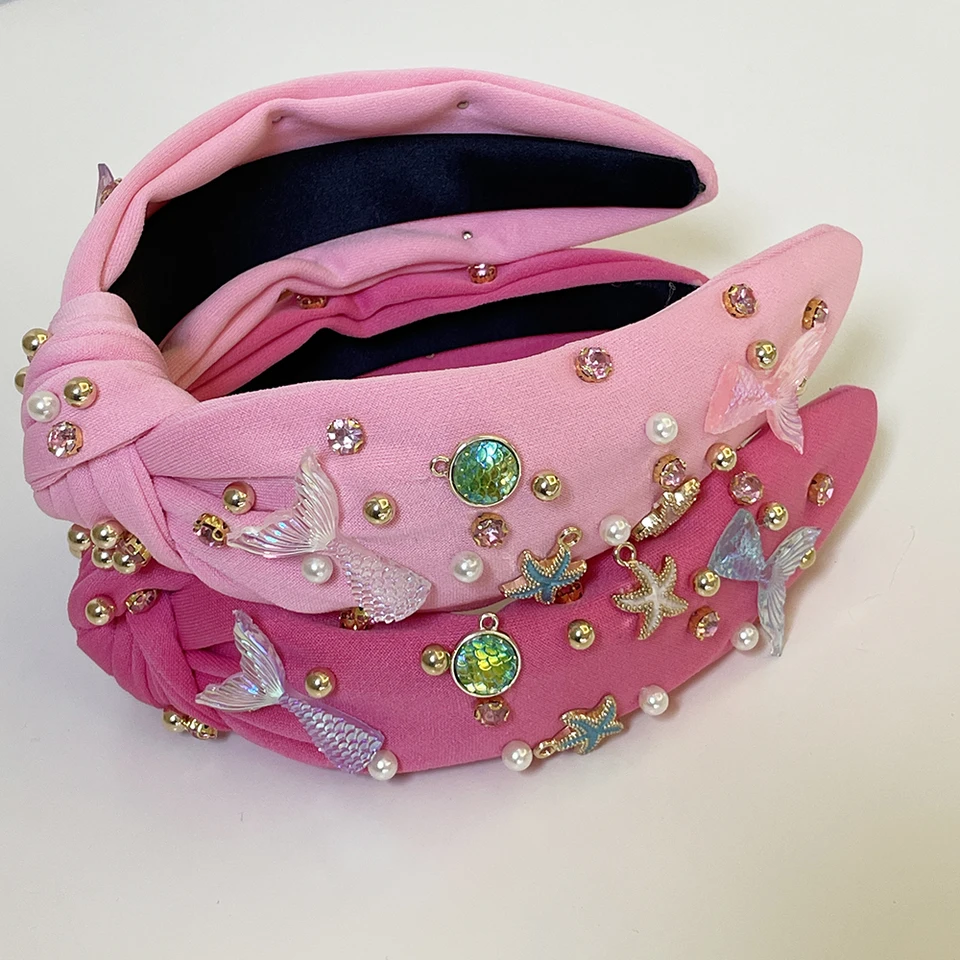 Čechá etnická škrupina Star Pearl Hairband čelenka pre dospelé vlasy