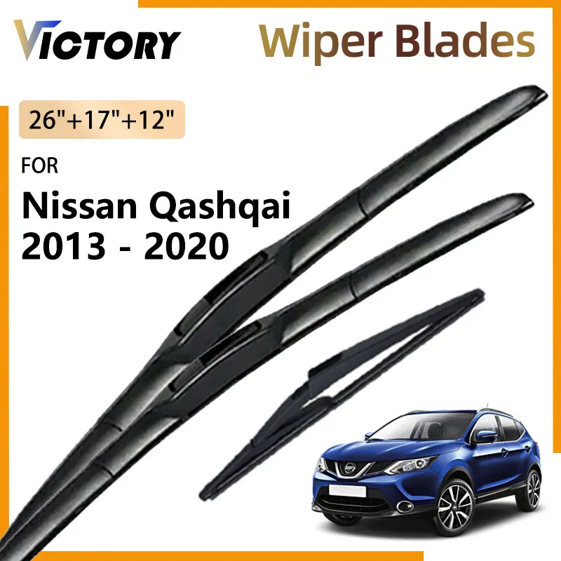 Čepele predného zadného stierača pre Nissan Qashqai J11 J 11 Rogue Sport 2013 - 2020 2019 2018 2017 2016 2015 2015 2014