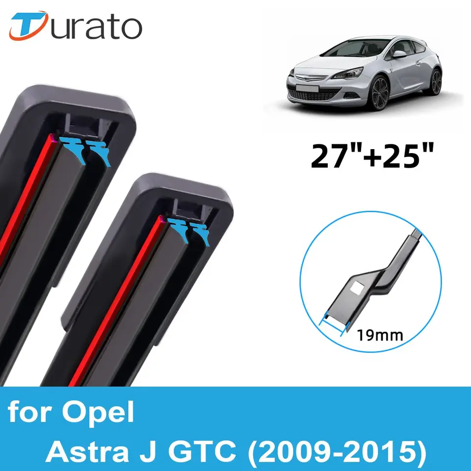 Čepele Wiper 2pcs pre roky 2009-2015 Opel Astra J GTC predné čelné sklo čelného skla Double Gumber Carsories 2013 2014 2014