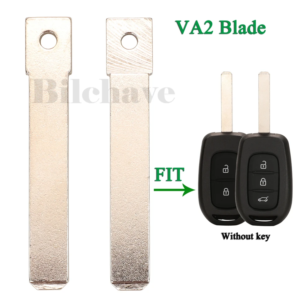 Čepeľ Jingyuqin Va2 pre Renault Duster Sandero Logan Clio Captur Laguna Scenic diaľkový automat Key Blade FOB nezrezaný výmena