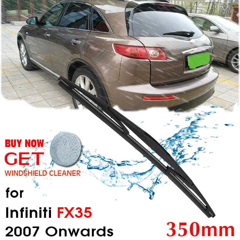 Čepeľ stierač automobilu Zadné zadné okenné sklo čelné sklo pre stierače čelného skla pre infiniti fx35 hatchback 350 mm 2007