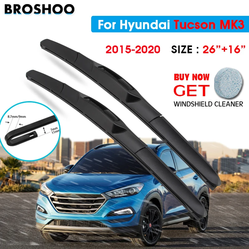 Čepeľ stierača automobilu pre Hyundai Tucson MK3 26 