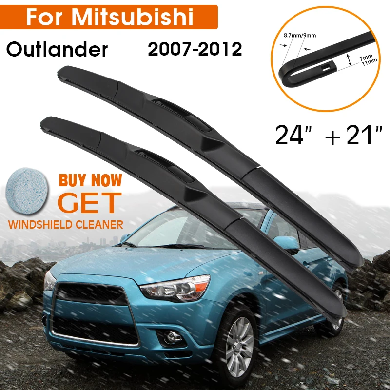 Čepeľ stierača automobilu pre Mitsubishi Outlander 2007-2012 stierač predného okna predného okna v prednom okne.
