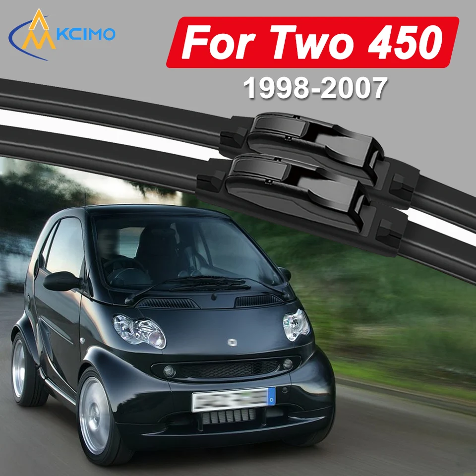 Čepeľ stierača predného skla pre Smart Two 450 1998-2007 Wiper Wiper Blade Revill Černé sklo Čistiace príslušenstvo 21 