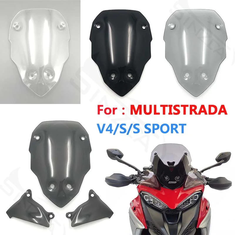 Čerinové skla pre Ducati Multistrada MTS V4/S Sport Windster Dover Deflectors Bočné panely