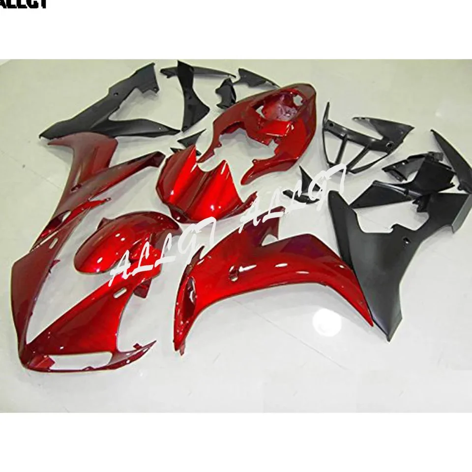 Červená čierna plastová Abs Vstrekovacia forma kapotáže karosérií Rámec + Plná krytka nádrže pre 04 05 06 Yamaha YZF-R1 2004 2005 2006