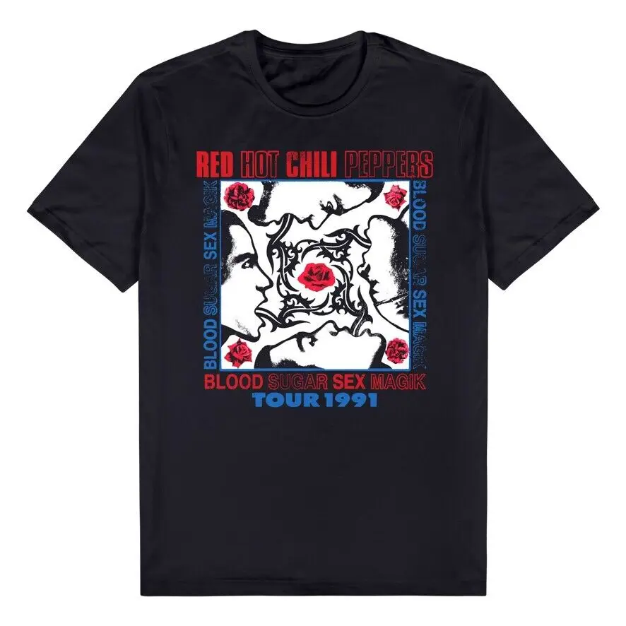 Červené horúce chilli papričky krvné cukor 1991 Tour tričko vianočné narodeniny