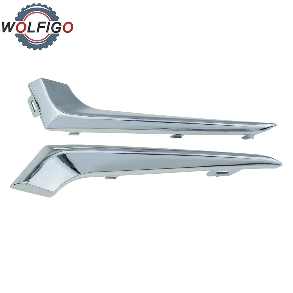 Čestný nárazník vľavo / pravý predný nárazník FOG Light Light Cover Chrome pre Chevy Malibu 2016-2018 23478373 GM1038197 23478374 GM1039197