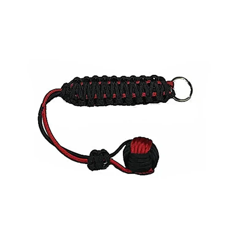Čierna a červená opičia päsť Paracord 1 