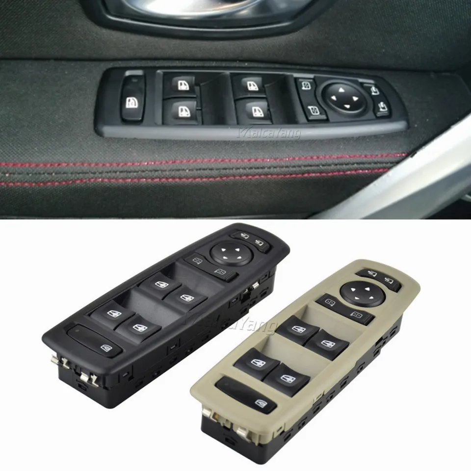 Čierna béžová OEM 254000015R prepínač elektrického napájania pre Renault Fluence 2008-2016 7700817337 25400000 809610006R