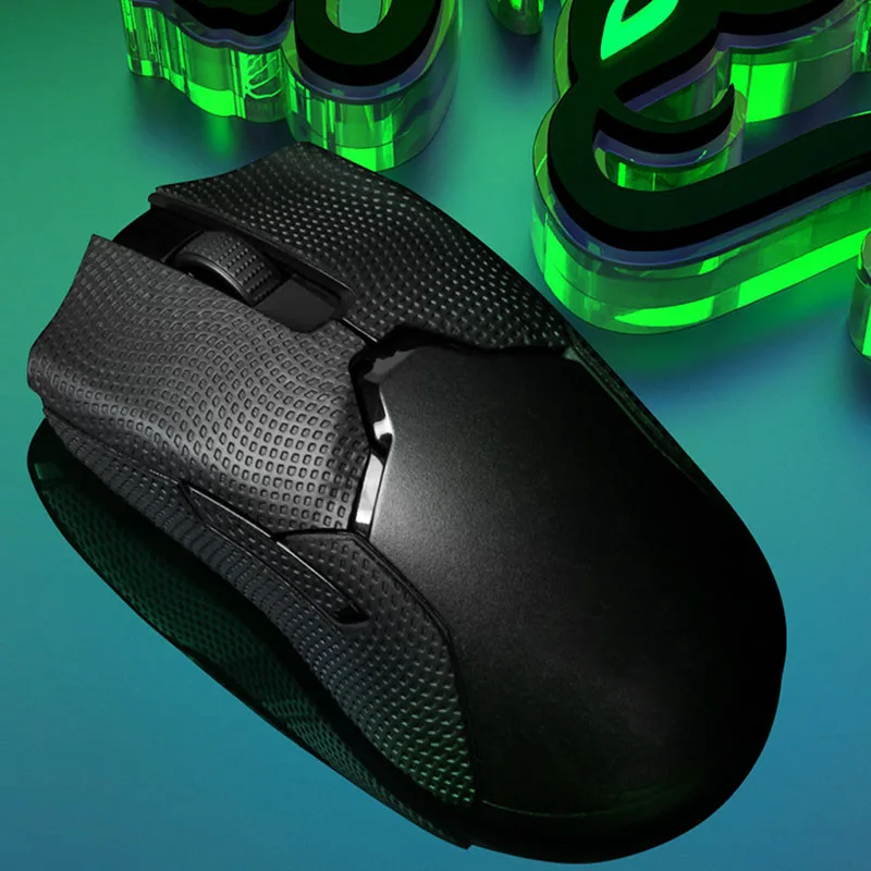 Čierna protišmyková nálepka myši Gaming Mouse Grip Tape Co Skrádová nálepka pre Razer Viper Mini/Ultimate/V2 Pro