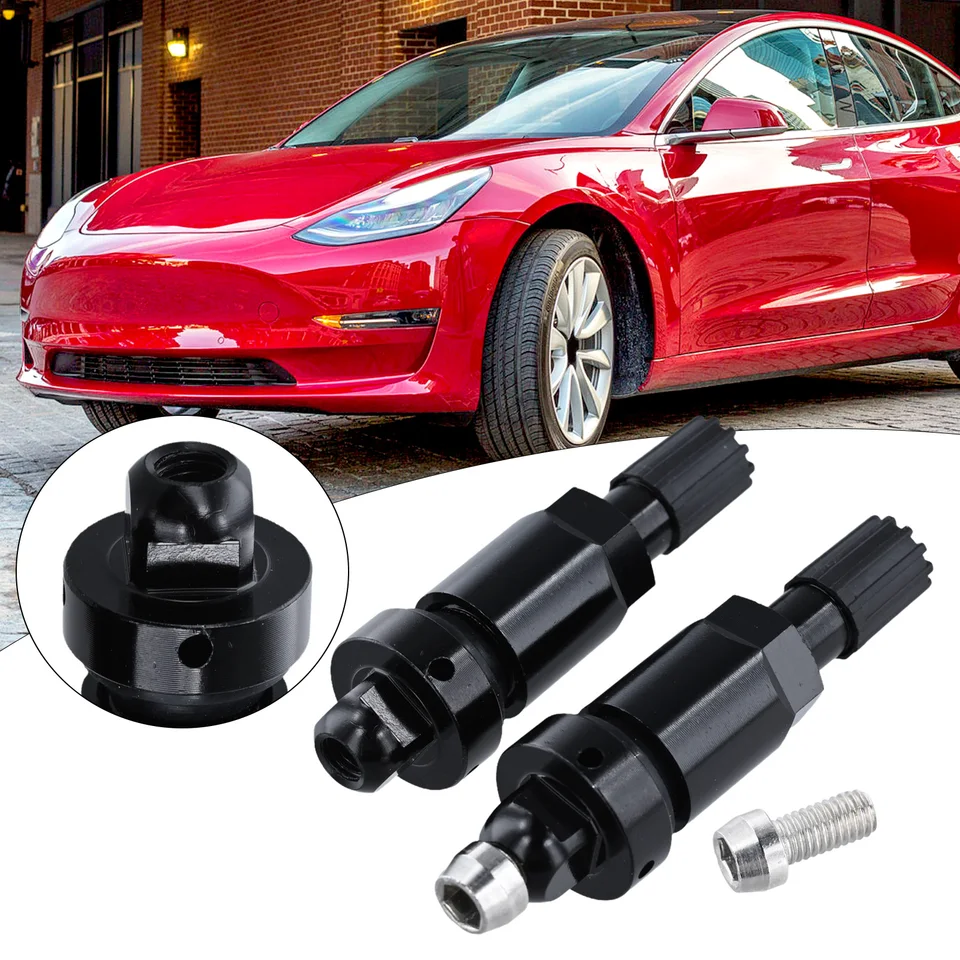 Čierna TPMS ventil stonková súprava TPMS Servisná súprava ľahká inštalácia Kov a gumové tesnenia Elegantný čierny farebný zliatinový materiál