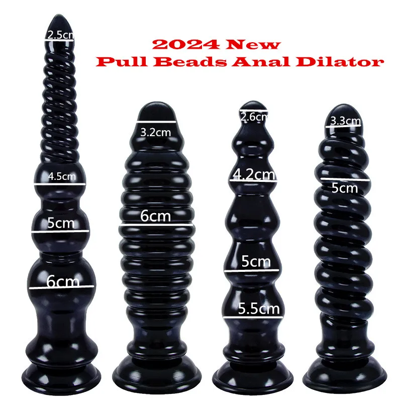 Čierna veľká análna plug dildo prostata masáž veľké zadky pull korálky konečník dilatátor 18 sexu